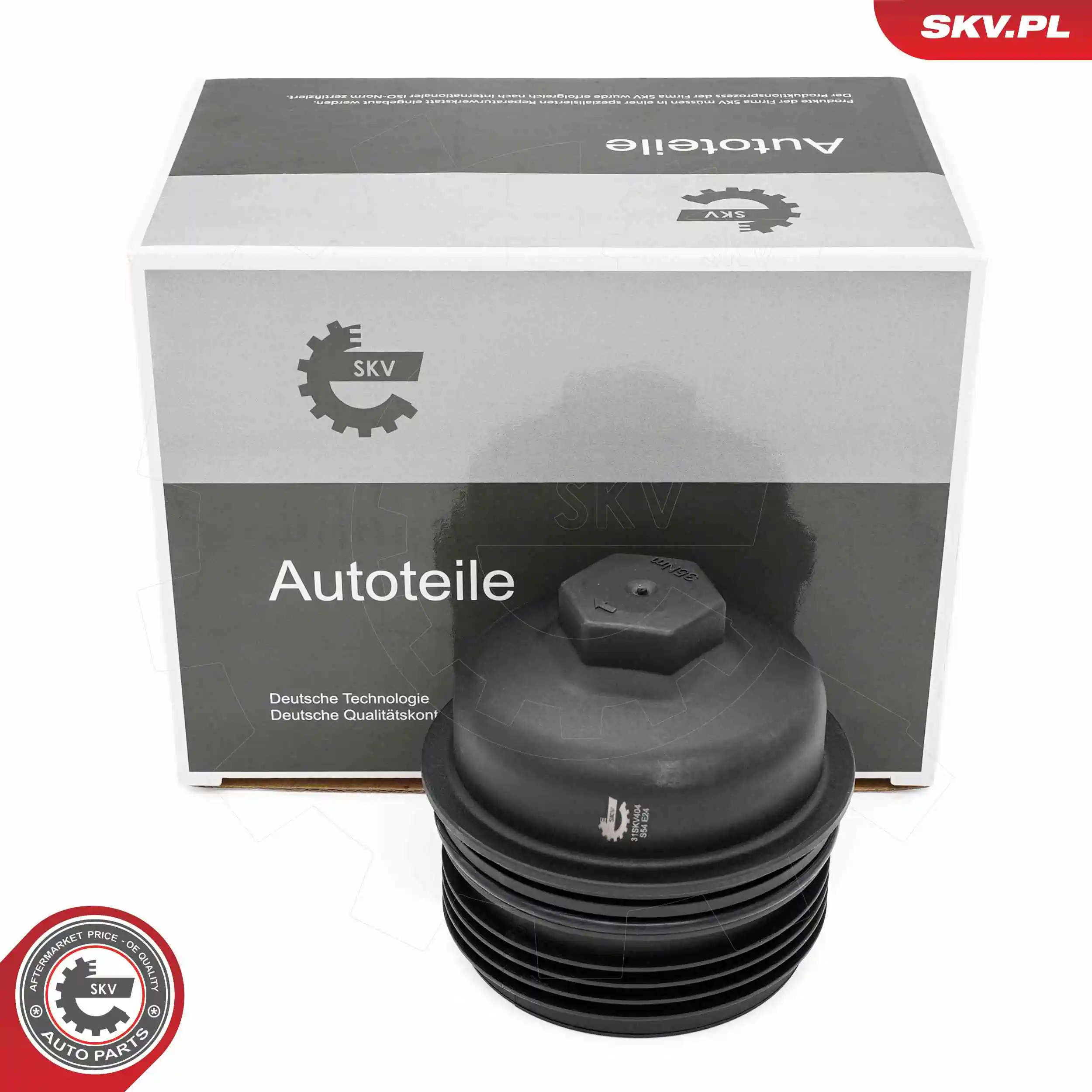 Cap, oil filter housing